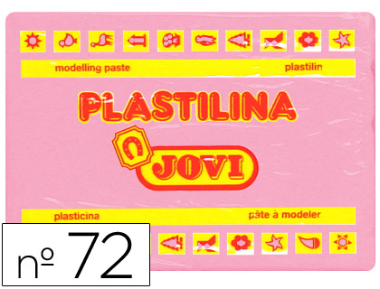 Barra 350g. plastilina Jovi 72 rosa